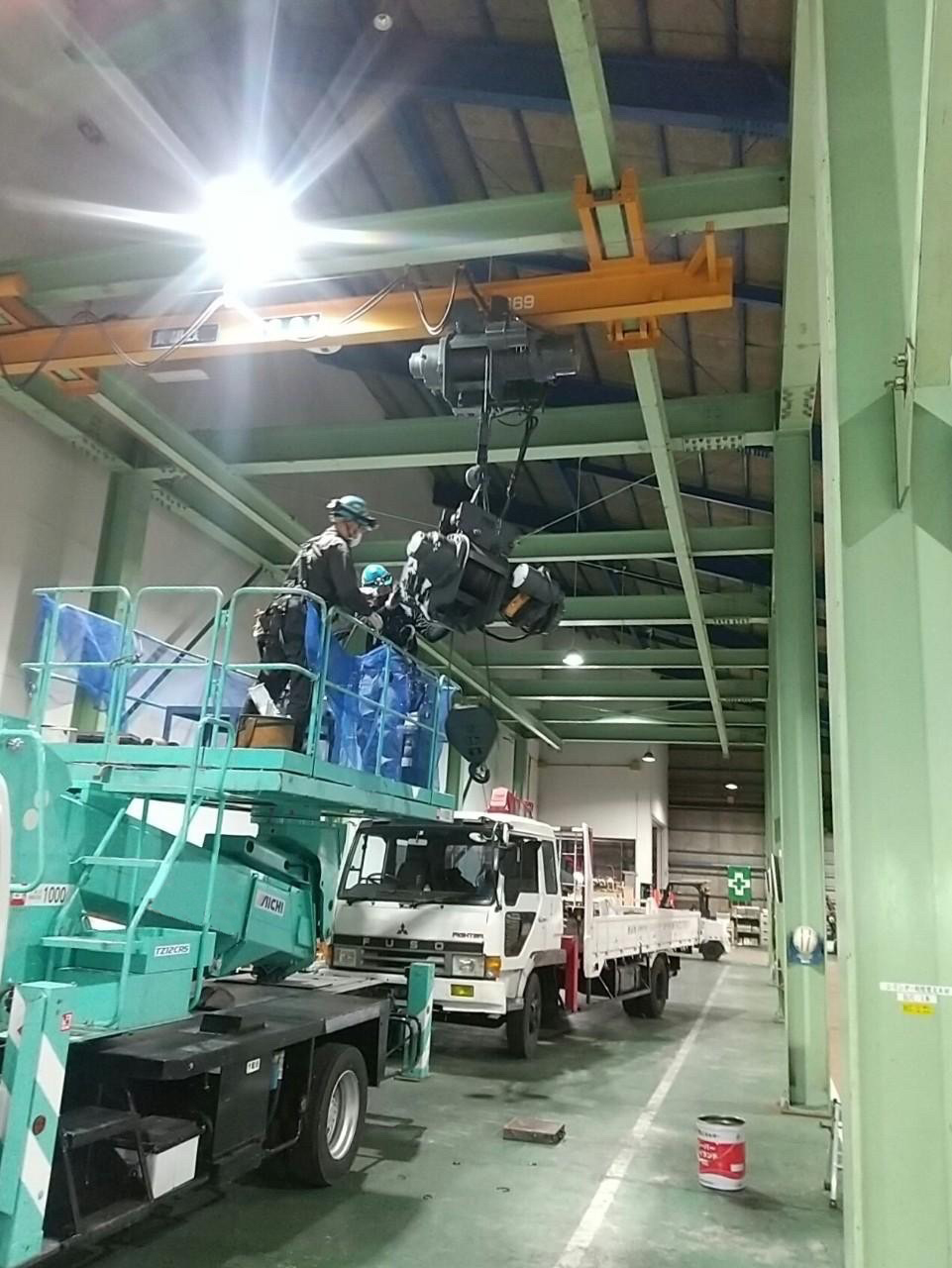 クレーン設置