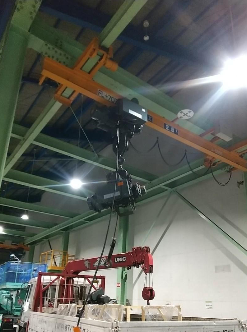 ホイスト吊り上げ